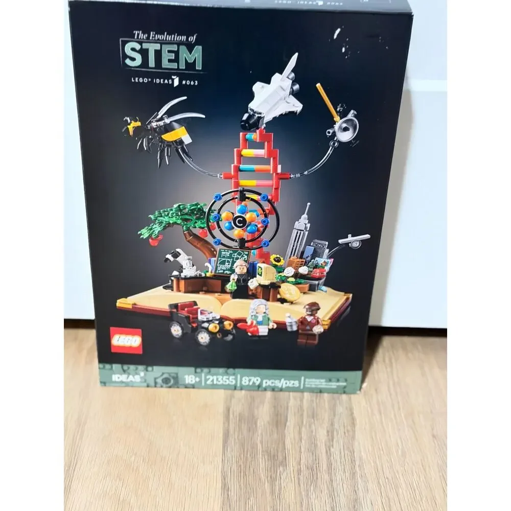 The Evolution Of STEM LEGO Ideas #21355 879-Piece Set For Adults Science-Themed